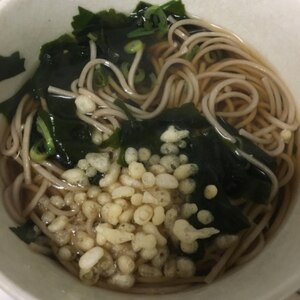 簡単！たぬき蕎麦